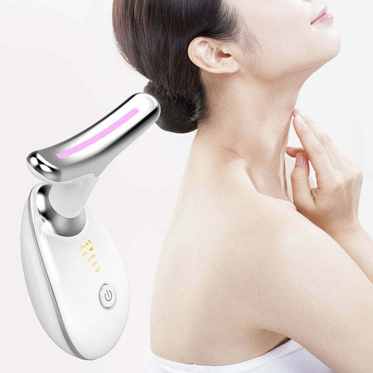 Device-that -revitalizes -the- neck -skin- with -stimulation -vibrations